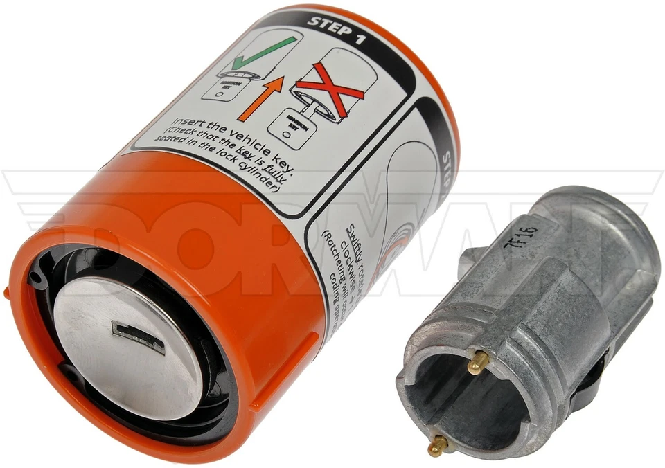 Cilindro de bloqueo de encendido compatible con Dodge Ram 3500 Dorman 371XV32 2003-2008 Foto 2 de 4