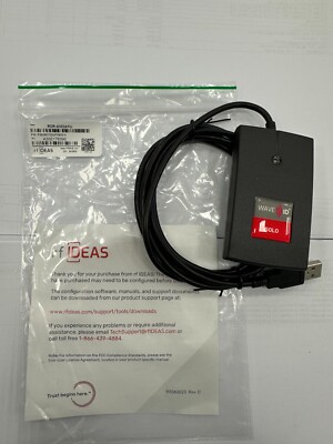 USB RFID HID Prox rfIDEAS WAVE ID Solo RDR-6082AKU SDK Player Schwarz pcProx 82