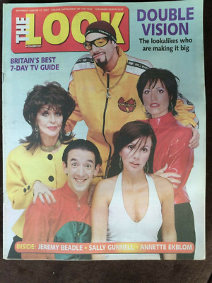 THE LOOK 11/08/2001 Jennie McAlpine Annette Ekblom Jeremy Beadle LOOK-A-LIKES UK