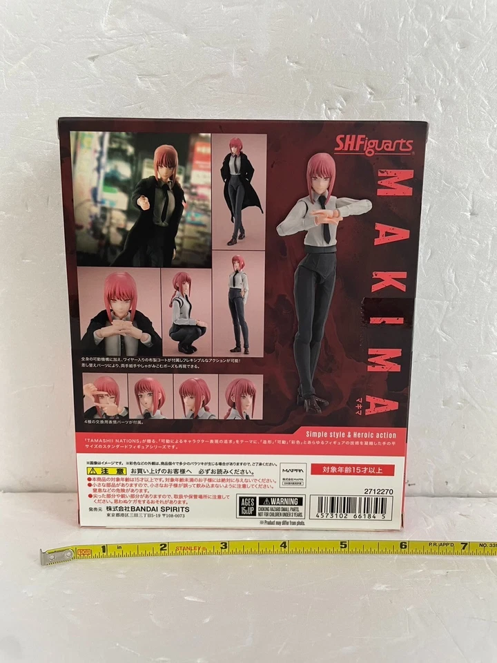 Figura de acción S.H.Figuarts Chainsaw Man MAKIMA altura 5,5 pulgadas BANDAI SPIRITS Foto 2 de 4