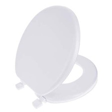 Antimicrobial round Soft Cushioned Toilet Seat