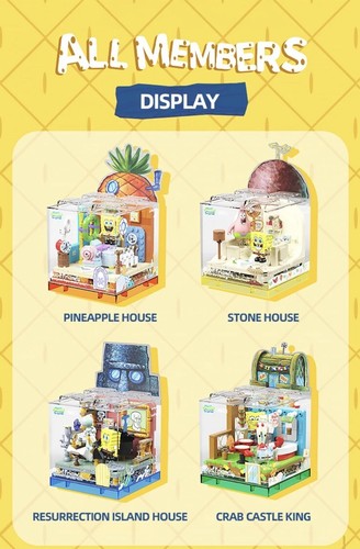 Spongebob Squarepants Pineapple Bricks House Building Blocks Good Friends - Picture 5 of 10