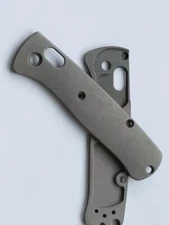 A Pair TC21 Titanium Alloy Handle Scales for Benchmade Bugout 535 Folding Knife