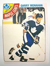 1978 Garry Monahan 268 OPC Toronto Maple Leafs O-Pee-Chee Hockey Card 0256M