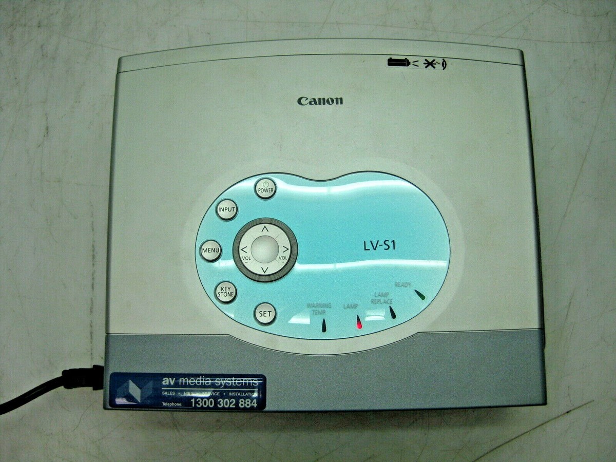 Canon LV-S1 LCD Projector - Excellent Condition - Portable +