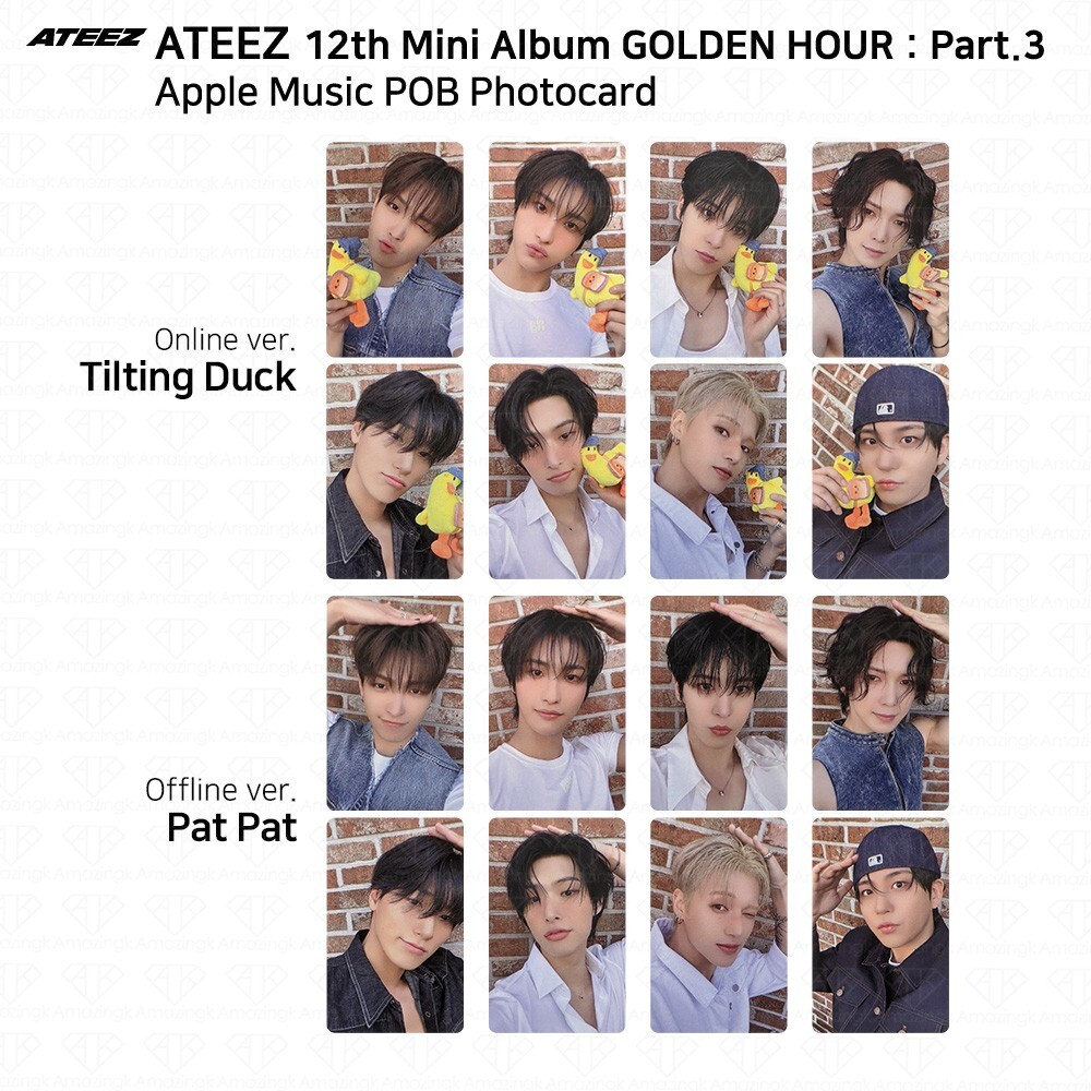 ateez golden hour applemusic セット FINAL]ATEEZ GOLDEN HOUR PART2 MEET&CALL POB-APPLE MUSIC