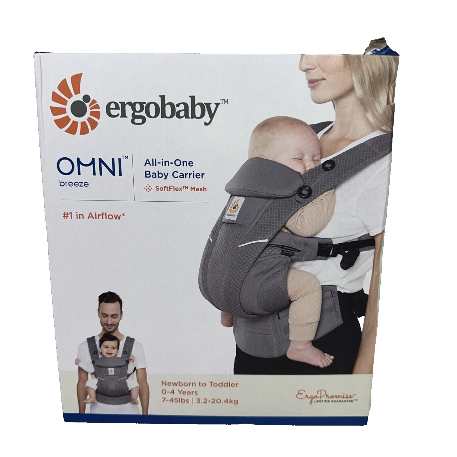 Poliéster Ergobaby Infantil Bebê cangurus, Slings, carregadores Tipo Mochila