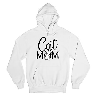 Cat Mom Sweatshirt Mother's Day Fur Mama Cat Lover Kitty Hoodie