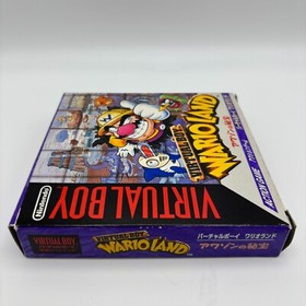 Nintendo Virtual Boy Wario Land Hidden Treasure in Video Games with box New