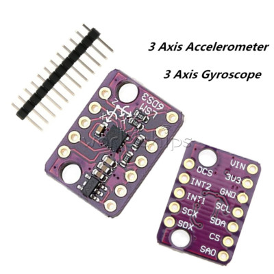 IIC/SPI LSM6DS3 3 Axis Gyroscope Accelerometer 6 Axis Sensor Transfer Module