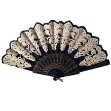 Fashion Folding Fan Bronzing Fan New Luxury Lace Dance Fan Hot Dancing
