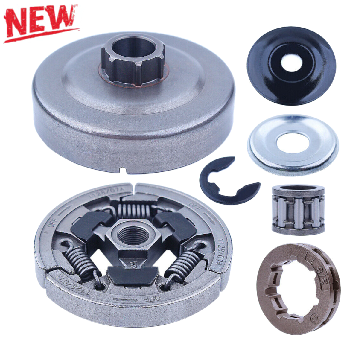 3/8"7T Clutch Drum Rim Sprocket Kit For Stihl MS362 MS461 MS361 Needle