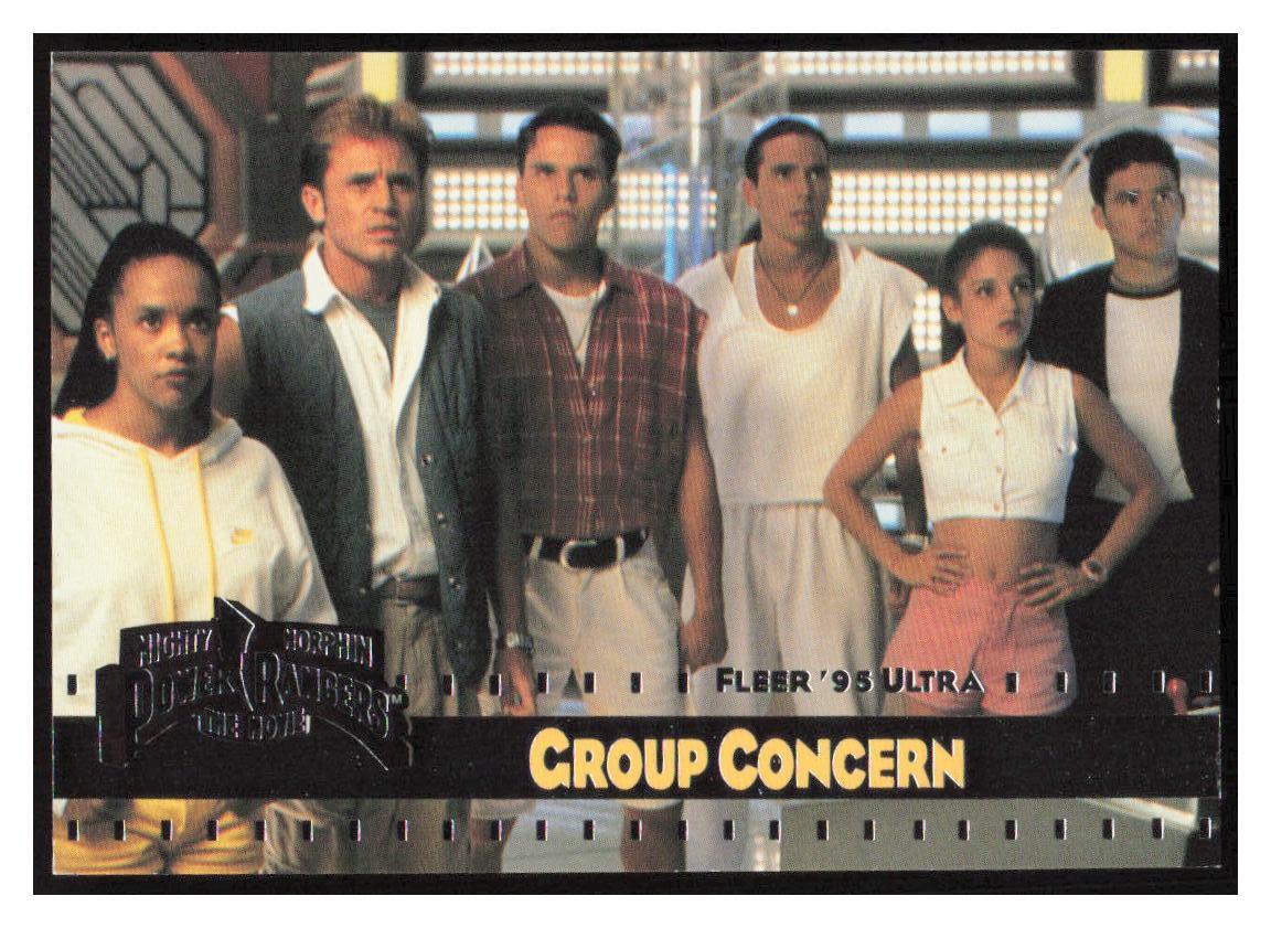 1995 Ultra Mighty Morphin Power Rangers: The Movie #41 Group Concern -