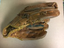 Autographed Ted Williams Model 16184 Leather Baseball Glove Sears Roebuck Nice