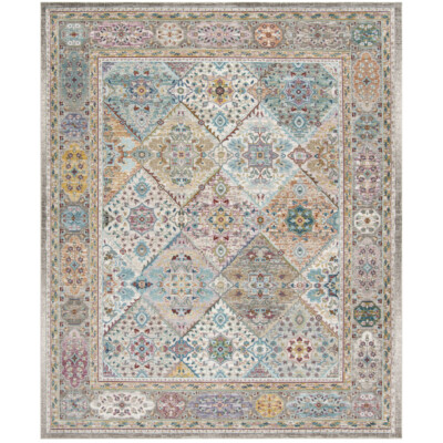 SAFAVIEH Aria Collection ARA127C Cream / Multi Rug