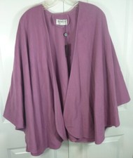 Peter James Wool Cashmere Short Serepe Pink Lilac Wrap Shawl O/s Nwt 23l006