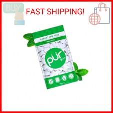PUR Gum  Aspartame Free Chewing Gum  100 Xylitol  Natural Spearmint Flavored