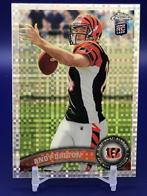 2011 Topps Chrome X-Fractor #51 Andy Dalton RC Cincinnati Bengals