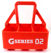 Gatorade G Series 02 Caddy Squeeze Bottle Holder 6 Carry Case Sport Drink Coach