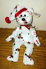 Ty Beanie Babies 1998 Holiday Teddy Plush Stuffed Animal Vintage NWT