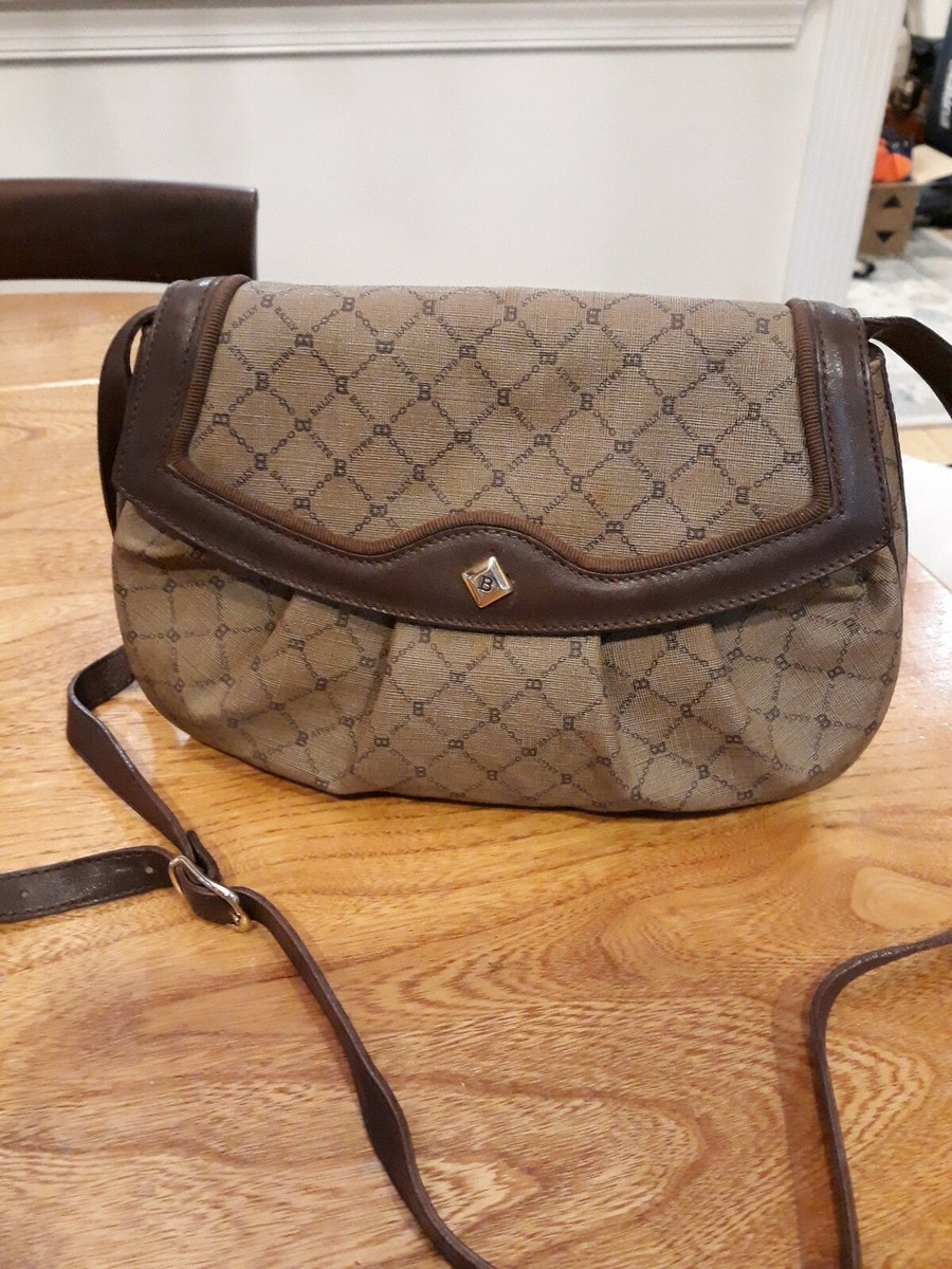 Bally Swiss Vintage Monogram Crossbody Shoulder