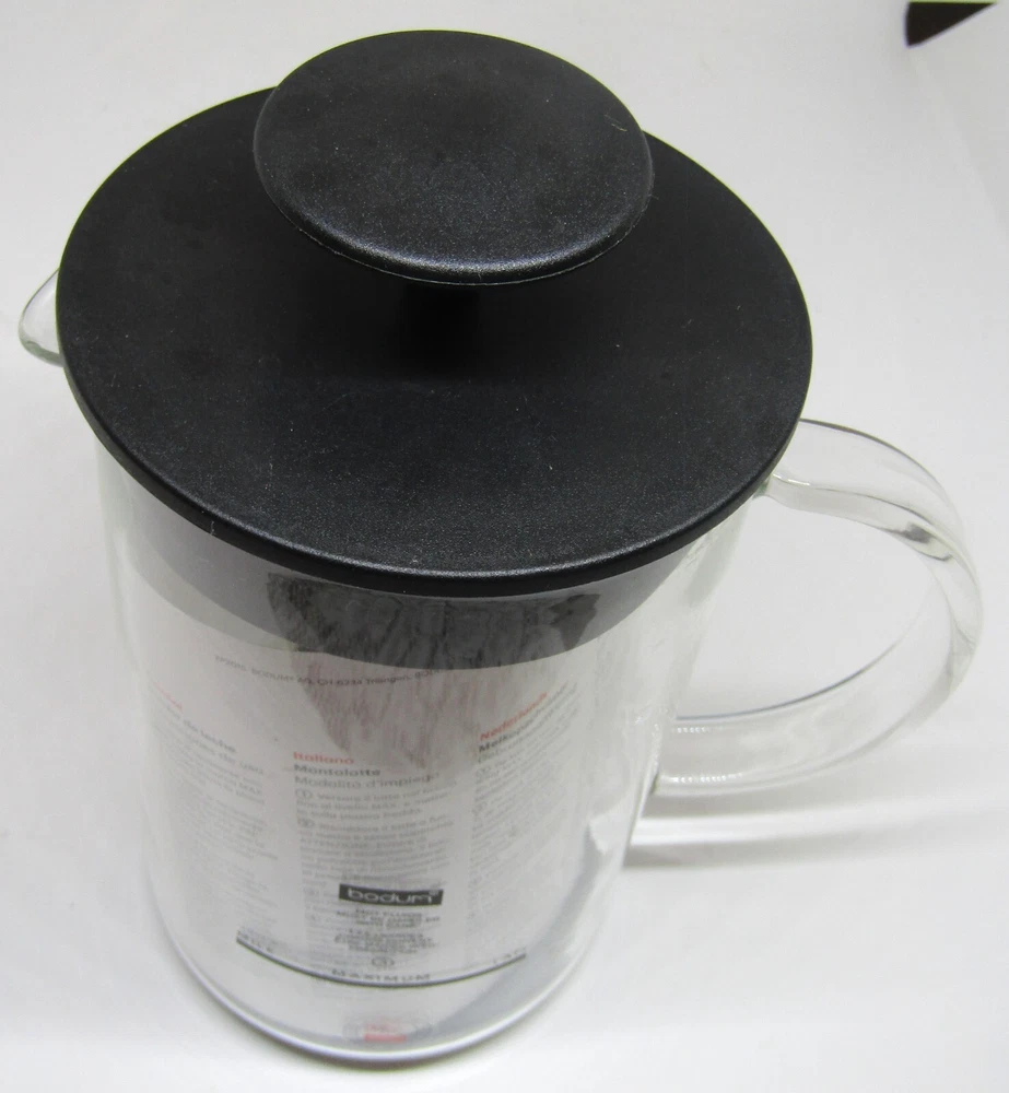 Milk Frother - Bodum Latteo 8 oz Manual Milk Frother - Black