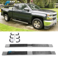 Fit 07-18 Silverado Sierra 1500 Ext Cab 78 Side Step Nerf Bar Running Boards
