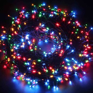 Illuminazione Di Natale.Luci Di Natale 600 Led 54 Metri Albero Illuminazione Multicolore Rgb 220v Festa Ebay