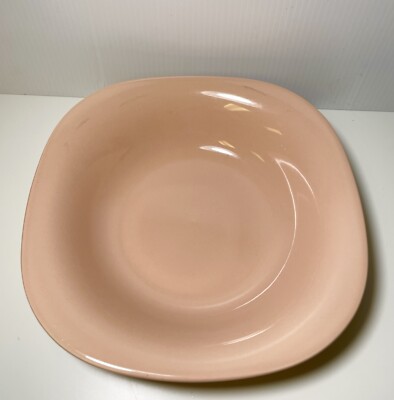 Mikasa Salmon soup bowl square coupe color Classics CF200 9 3/4 