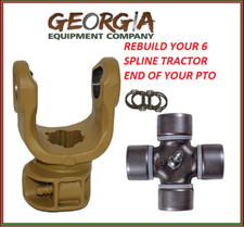 SERIES 4 CROSS BEARING KIT 1004020 180.014.130 AND 6 SPLINE QUICK DETACH YOKE