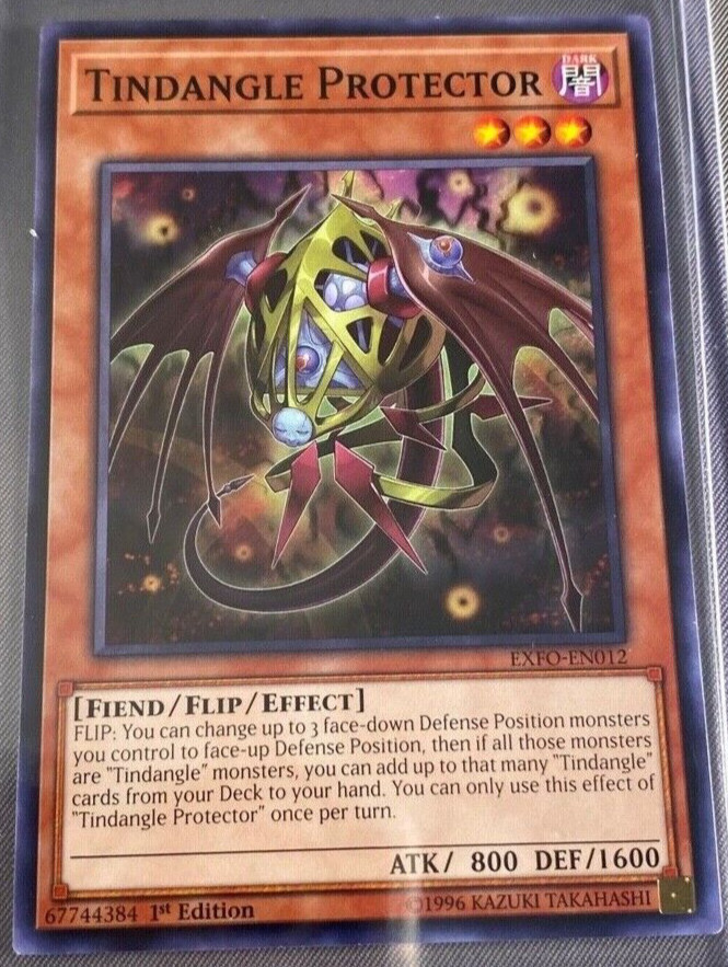 Yugioh! Tindangle Protector - EXFO-EN012 - Common - 1st Edition Near Mint, Engli