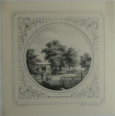 Else Lasius Lithographie ca.1850 Schuster Leer Reprint 1974 22x22cm O-4461