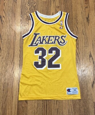 NBA LAKERS magic johnson 90sチャンピオンユニフォーム Vintage 90s Champion Lakers Magic Johnson Jersey made in USA