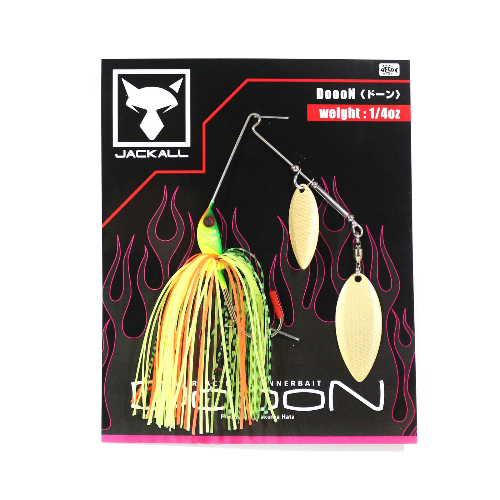 Leurre Spinner Bait Jackall Doon 1/4 Oz - Modèle Maruhata Chart Tiger - Pour Perche Et Eau Douce