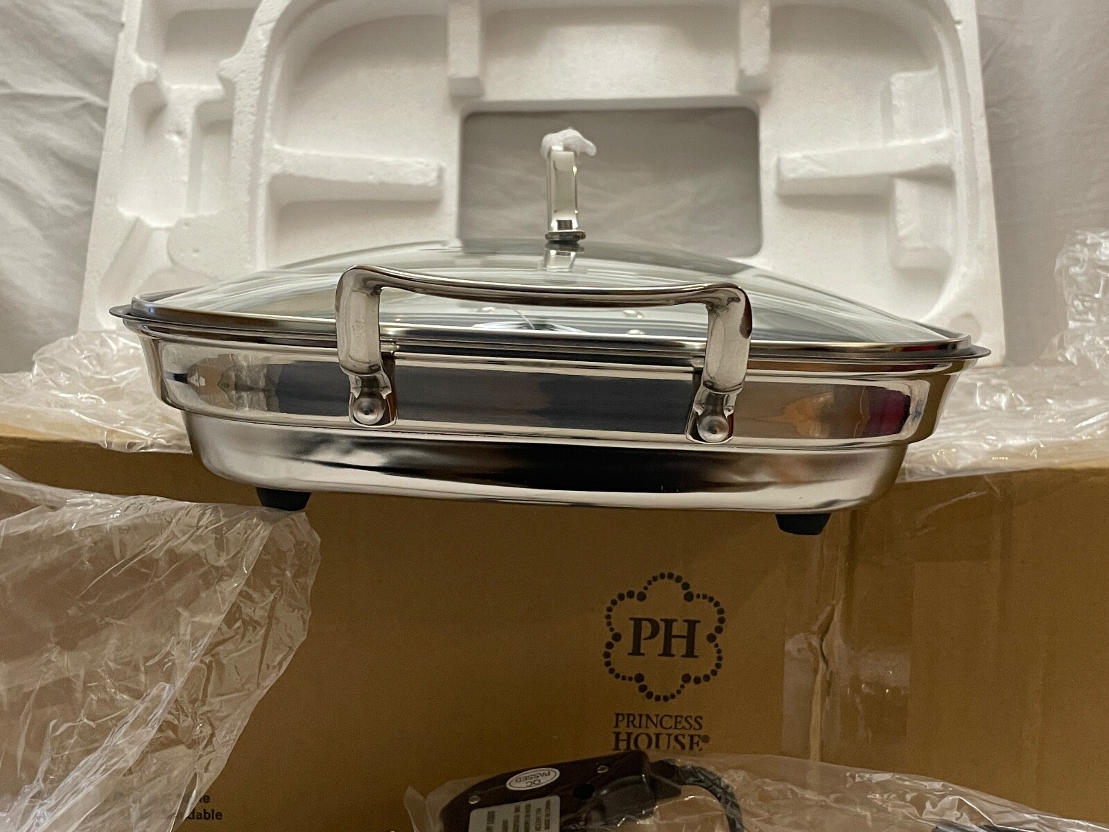 New Princess House Culinario Series Healthy Electric Double Griddle 5780 11x18" eBay