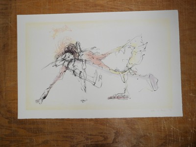Harold Boyd ''Untitled'' 5 COLOR LITHOGRAPH LAKESIDE STUDIO 1976