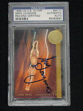 GREG LOUGANIS SIGNED 1996 UPPER DECK US OLYMPICARD #M117 PSA AUTHENTIC AUTO