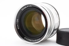 Tested [ MINT w/Hood] Voigtlander Nokton 50mm f/1.5 Aspherical Silver L39 #2116P