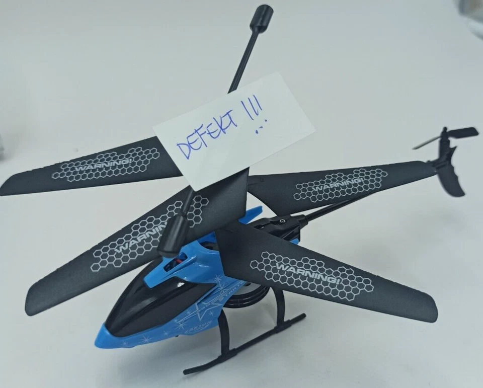 DEFEKT Carson 500507164 Starter Tyrann 230 IR 2Ch RTF Cyan RC Helikopter - Bild 3 von 4