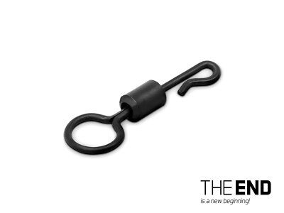Karpfenwirbel Bait Clip Helicopter Rig Quick Change Swivel Delphin THE END Quick