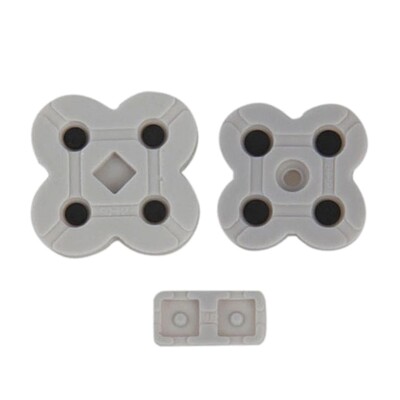 Conductive Rubber Pad Adhesive Key Button Pads Kit Repalcement for NDSL NDS Lite