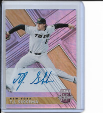 2019 Panini Elite Extra Edition T. J. Sikkema Rookie Autograph #38 NM