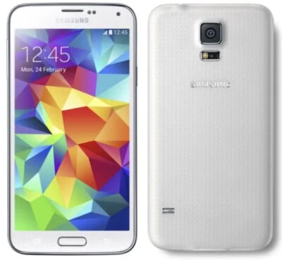 スマートフォン本体 GALAXY S5 SCL23 Shimmery White au Samsung Galaxy S5 SM-G900 16GB AT&T T-MOBILE Unlocked