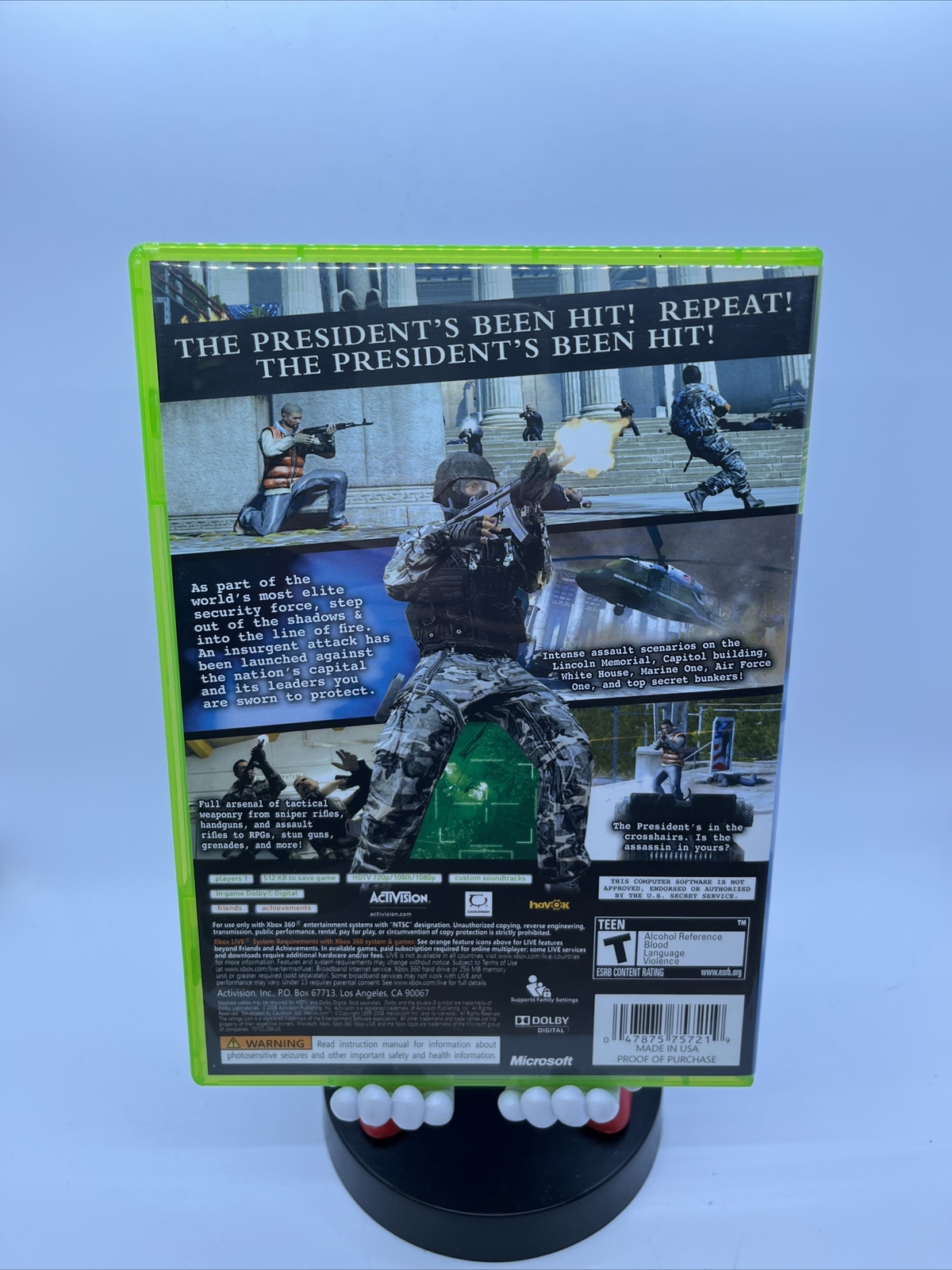 Secret Service / Xbox 360 2008 / Good Condition / No Manual / Tested