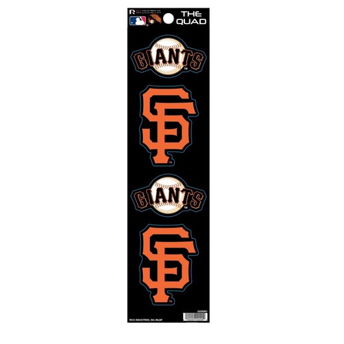 San Francisco Giants 8x8 Inch Die-Cut Car Decal - Official MLB Vinyl Sticker, 3-Year Outdoor