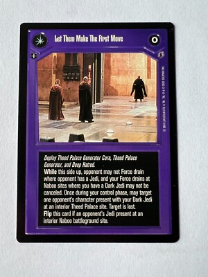 Star Wars CCG - Reflections 3 III Let Them Make The First Move / At Last Revenge