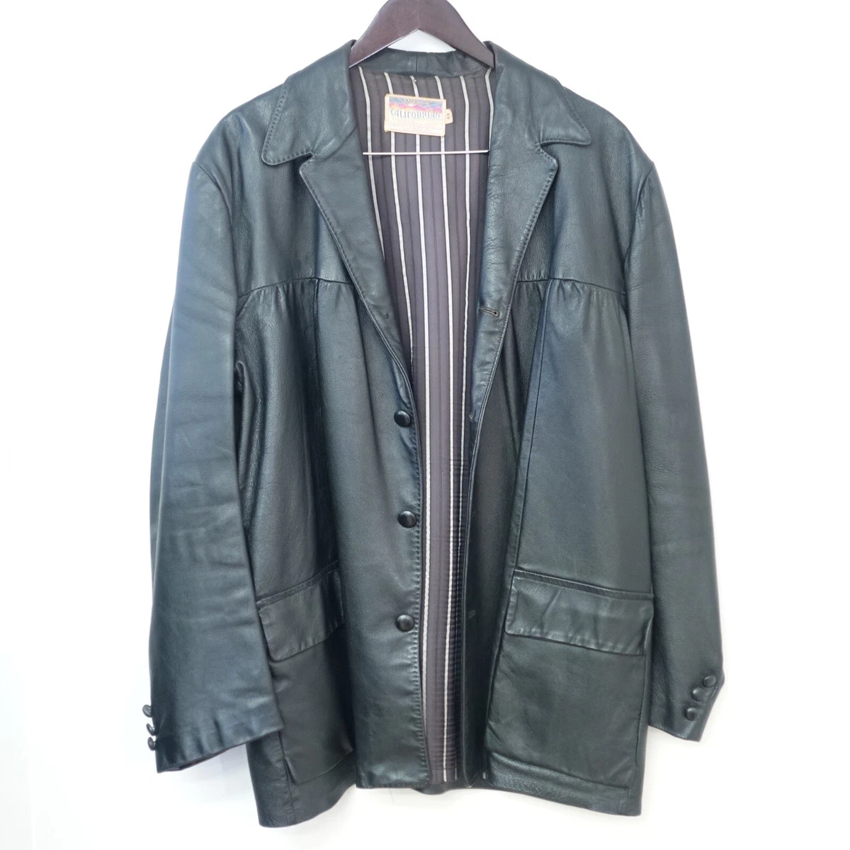 Leather Original 1930s Decade Vintage Outerwear Coats & Jackets