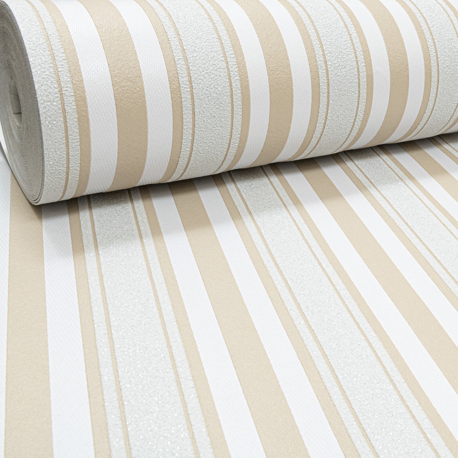 Glitter Striped Wallpaper Paste The Wall Textured Heavy Vinyl Feature