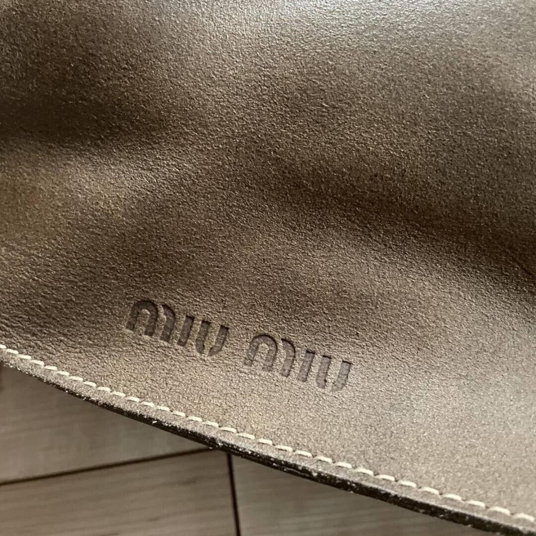 Miu Miu 1990s archive miu miu leather tote bag Vintage 36 × 35 × 14.5 cm