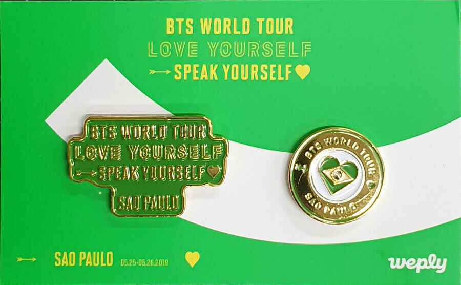 BTS WORLD TOUR LOVE YOURSELF:SPEAK SAO PAULO DVD OFFICIAL MD 2EA
